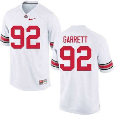 NCAA Ohio State Buckeyes Men's #92 Haskell Garrett White Nike Football College Jersey ONJ2645YA